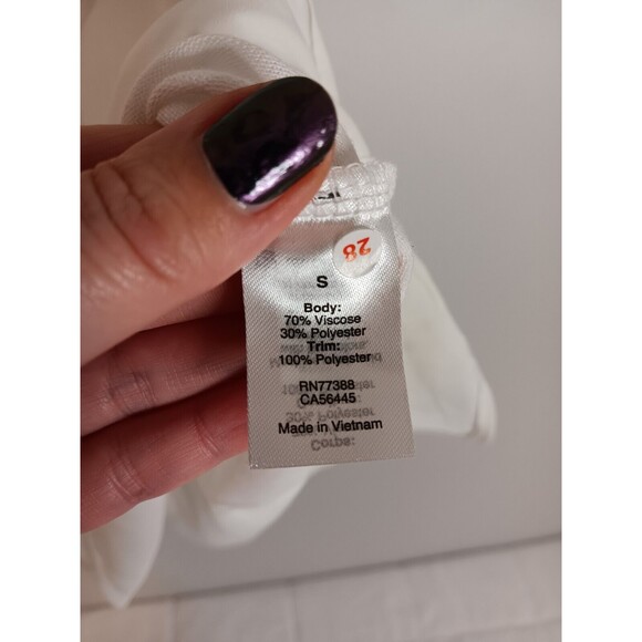 J Crew Factory Womens Sleeveless Drapey Scoop Neck Tank Top Blouse Small New - Picture 3 of 5